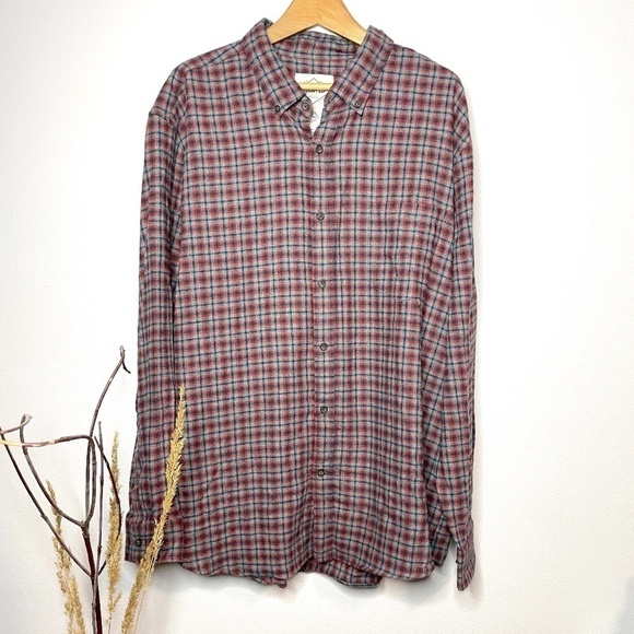 St. John's Bay Flannel Button Down Shirt - Picture 1 of 6